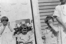 073: l-r Mollie, Anne and Gerry McCarthy, and Lena Hayward. (circa 1926)  - Mollie, Anne and Gerry children of James McCarthy &amp;amp; Julia Reddy; Lena daughter of  James Hayward &amp;amp; Margaret Judge.